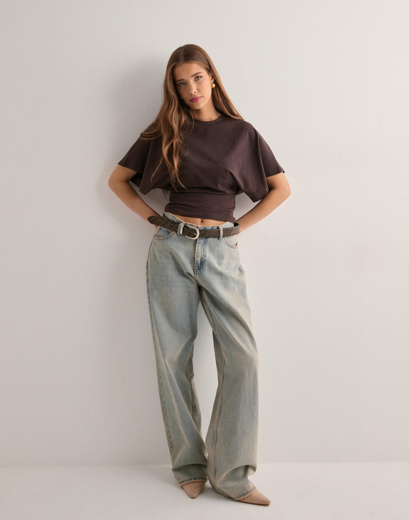 Trendy Weite Ärmel Tee