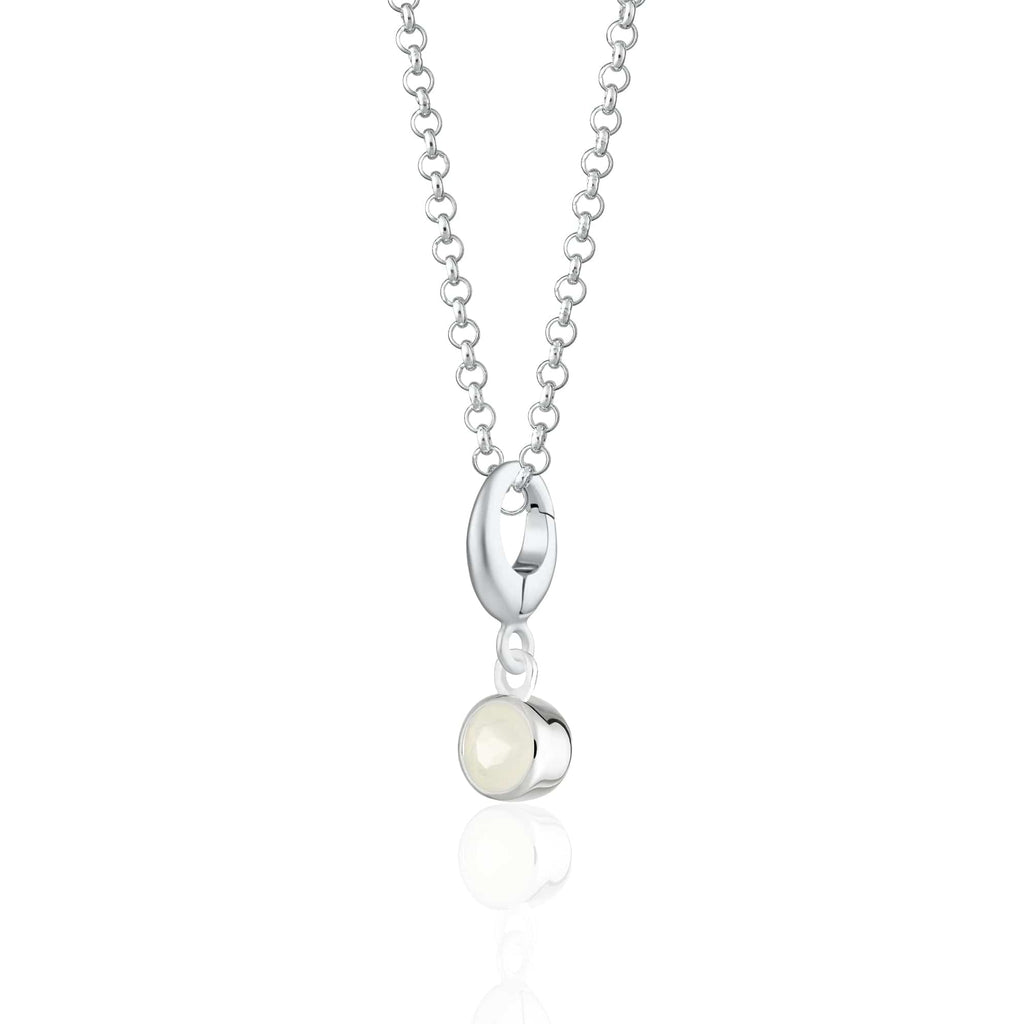 Juni Geburtsstein Charm Halskette (Mondstein) | Shop Nory