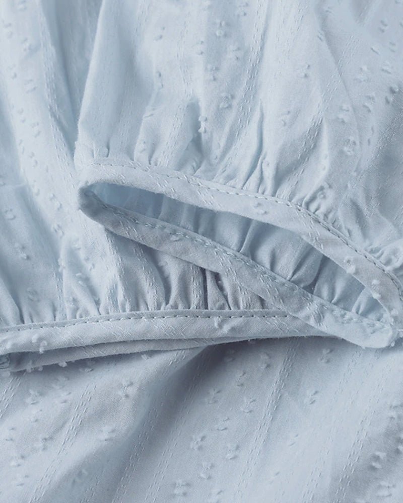 Entspanntes Boho-Hemdkleid mit V-Ausschnitt für Damen