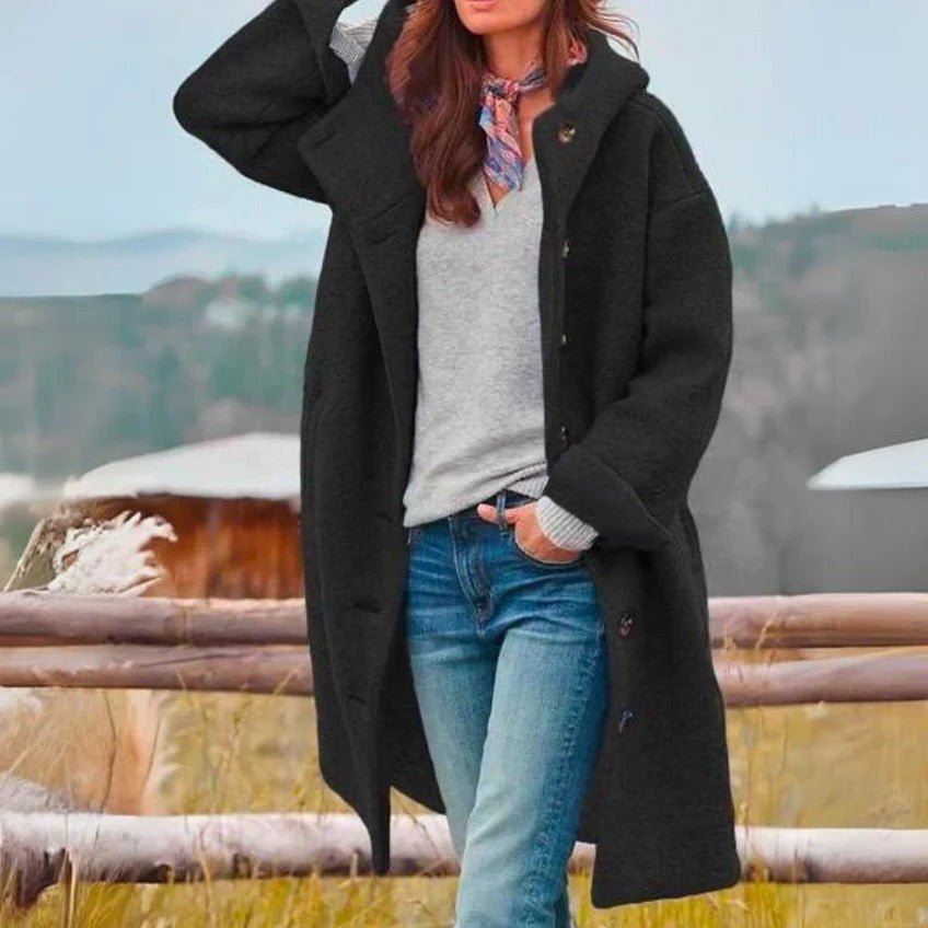 Oversize-Jack - stilvolle Fleece-Damenoutdoor