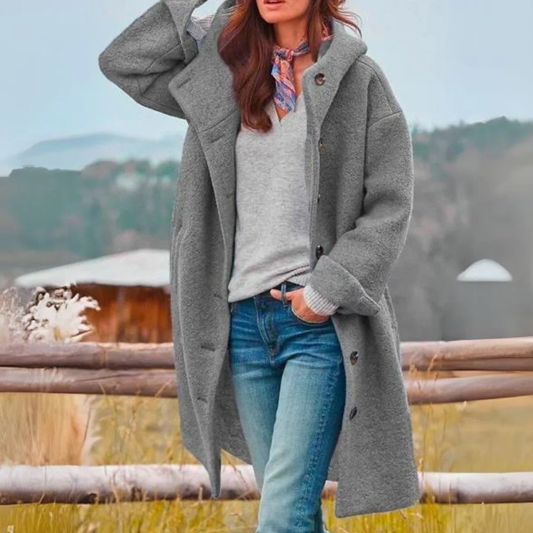 Oversize-Jack - stilvolle Fleece-Damenoutdoor