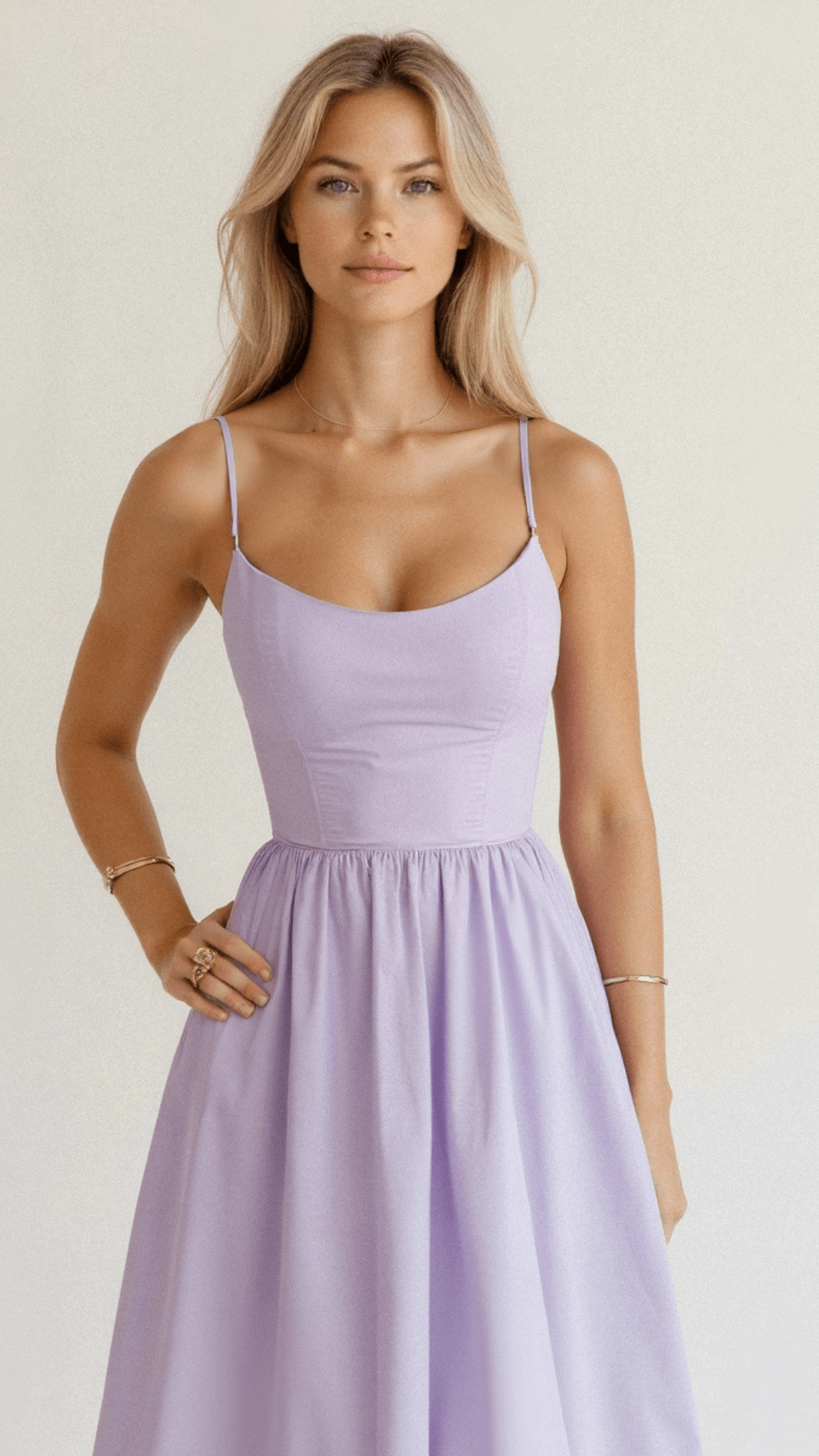 Elegantes Ärmelloses Midikleid für Damen