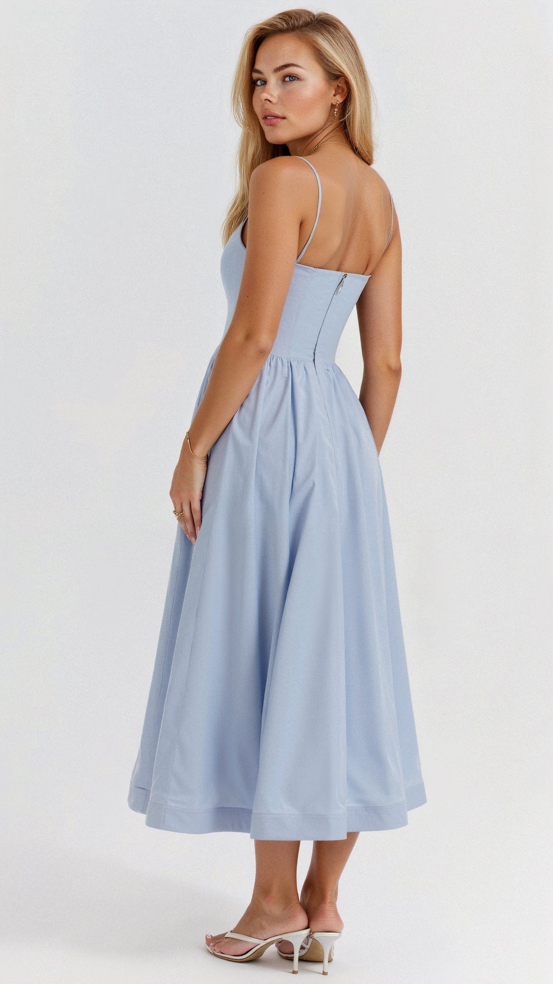 Elegantes Ärmelloses Midikleid für Damen