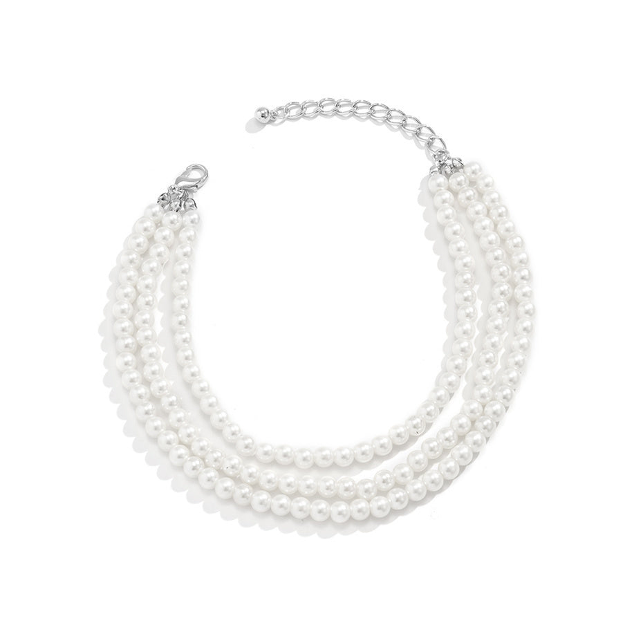 Mehrschichtige Quastenperlenkette Fußkette | Shop Nory