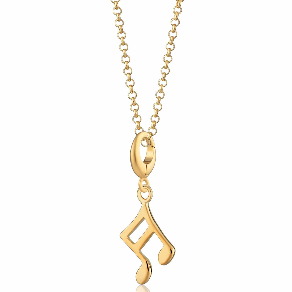 Goldene Musiknote Charm Halskette | Shop Nory