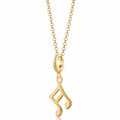 Goldene Musiknote Charm Halskette | Shop Nory