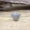 Natürlicher Labradorit Cabochon Stein Ring | Shop Nory