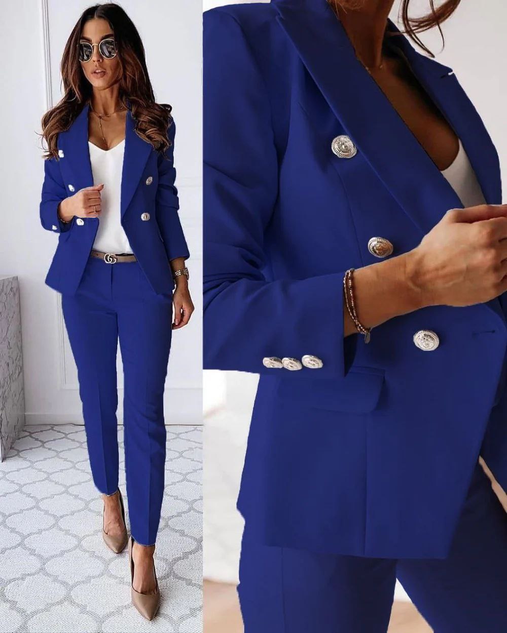Stilvolles Business-Set - Blazer+Hose