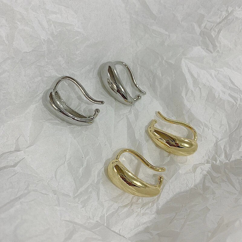 Retro Übertreibung Keine Piercing Clip Ohrringe | Shop Nory