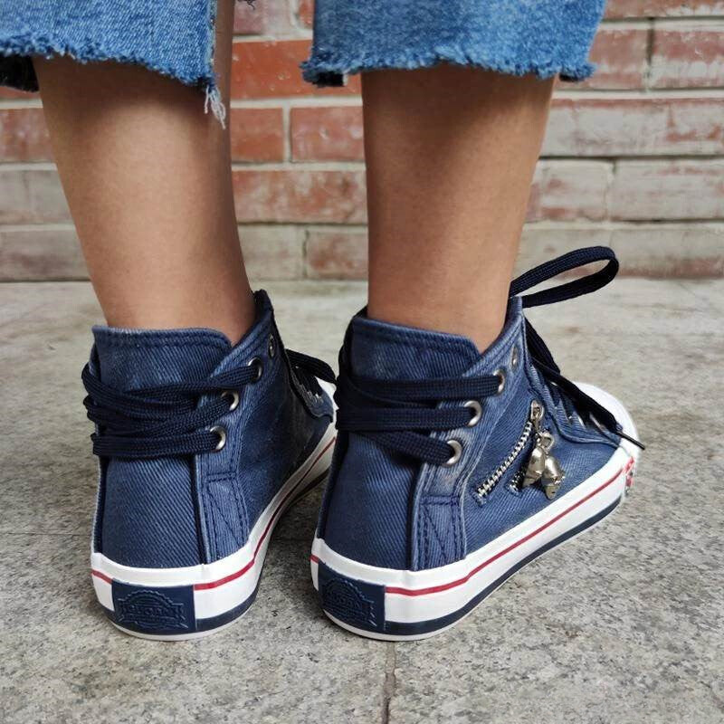 Bequeme Slip-On Freizeitschuhe