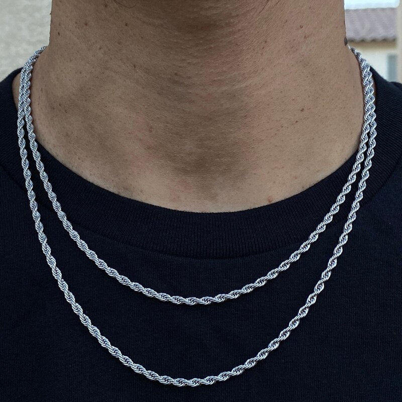 Stilvolle Herren-Halskette mit Kette