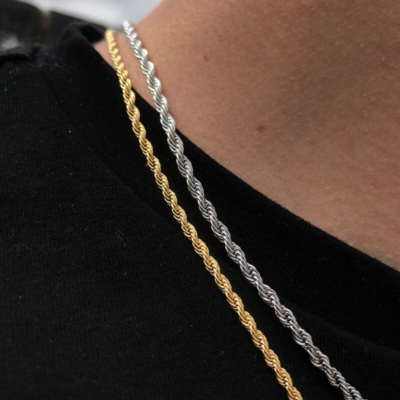 Stilvolle Herren-Halskette mit Kette