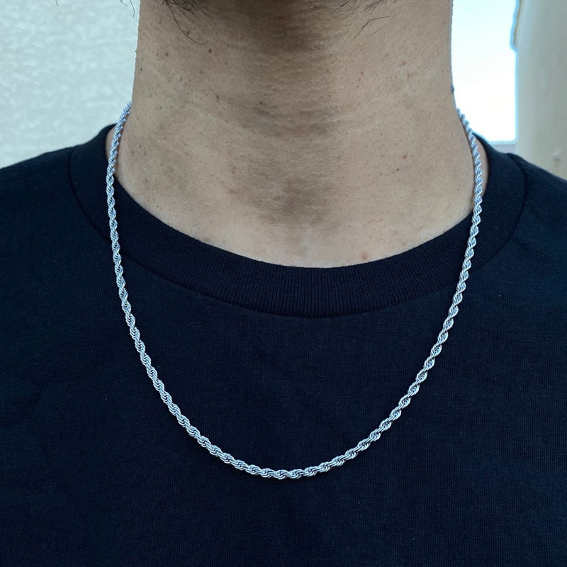 Stilvolle Herren-Halskette mit Kette