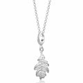 Silber Eichenblatt Charm Halskette | Shop Nory