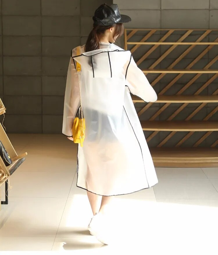 Transparente Regenjacke