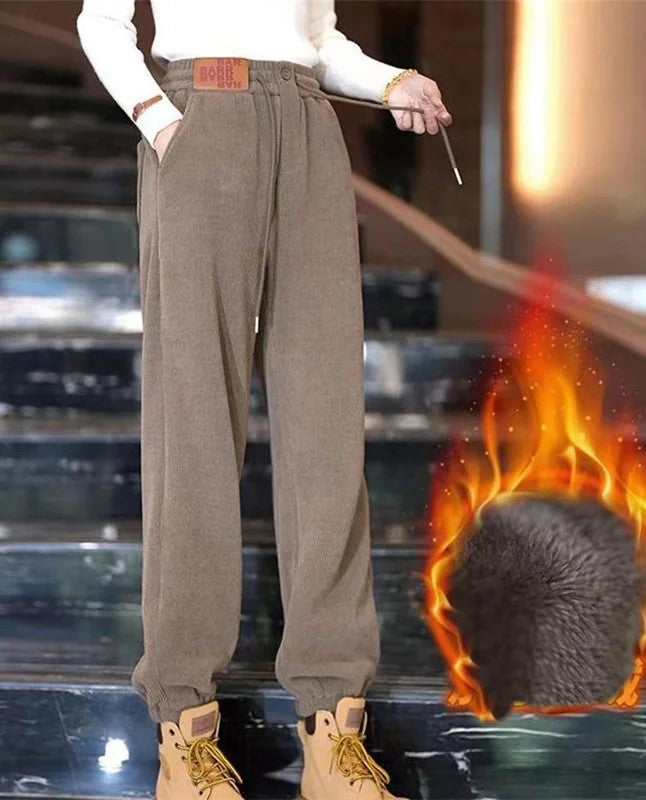 Winter Jogginghose - Warme Plüschfutter & Lässiges Design
