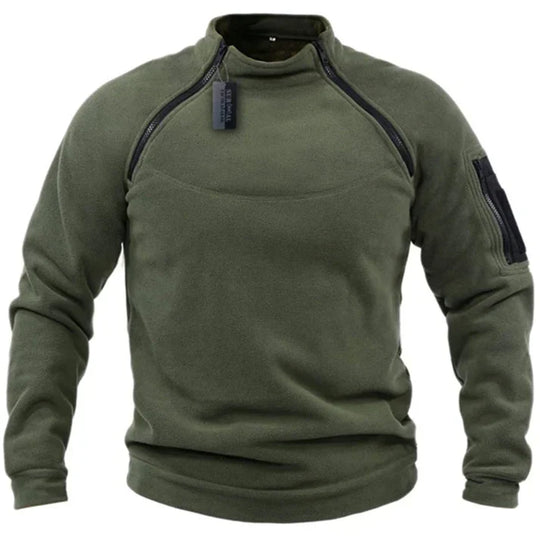 Herren Fleece Zip-Up Pullover