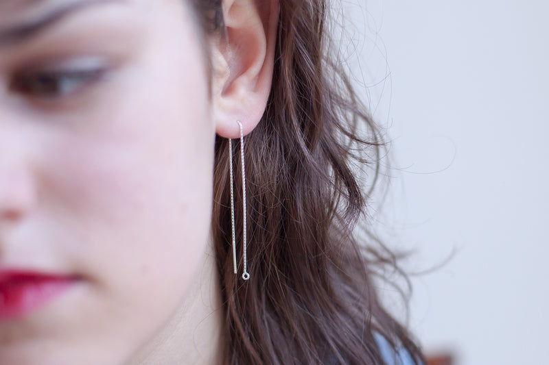 Ohrketten aus Silber - Eleganz und Originalität | Shop Nory