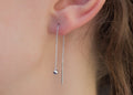 Ohrkettchen mit Perlen aus Silber | Shop Nory