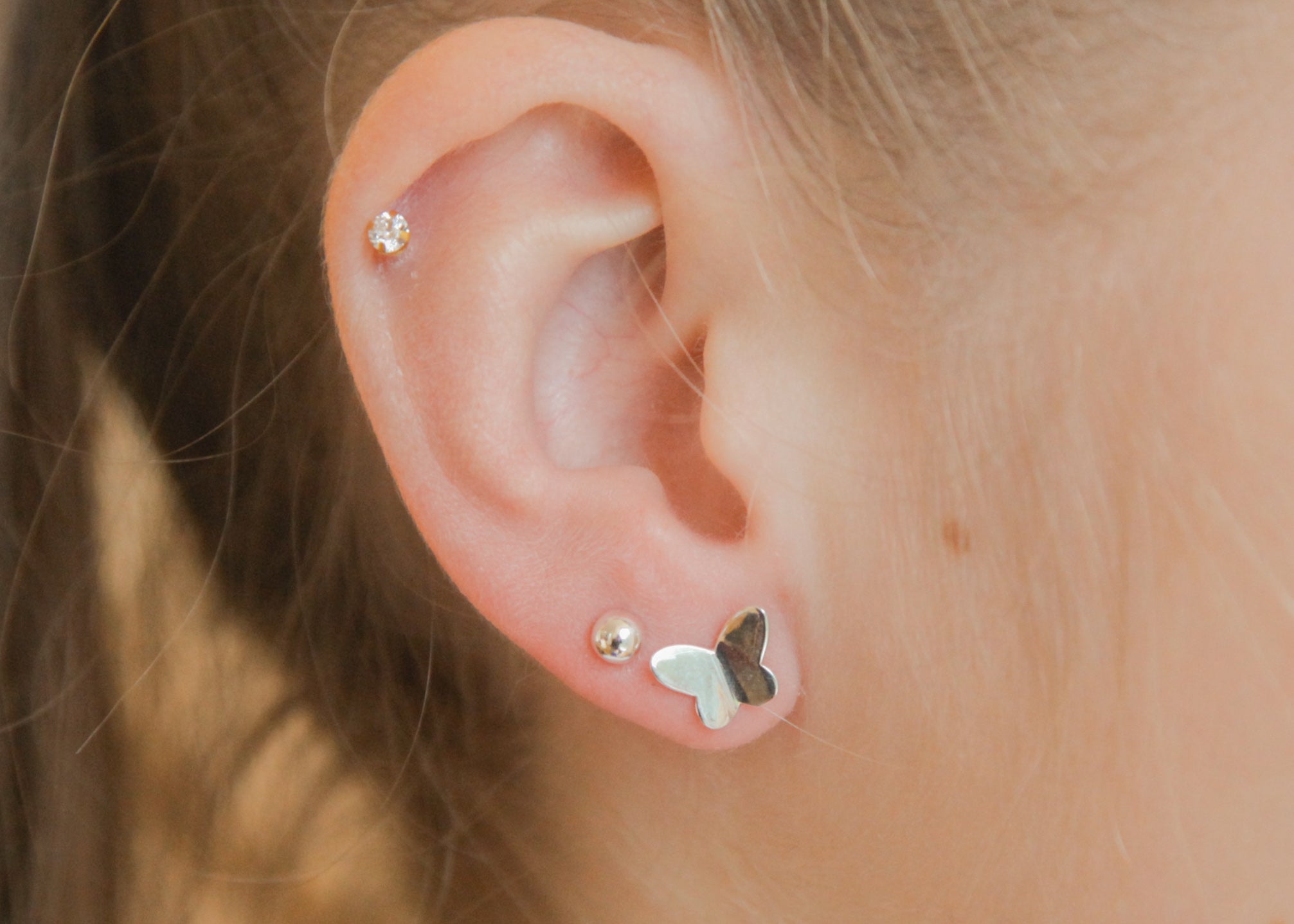 Silber Ohrringe „Schmetterling“ – 925 Sterling Silber | Shop Nory