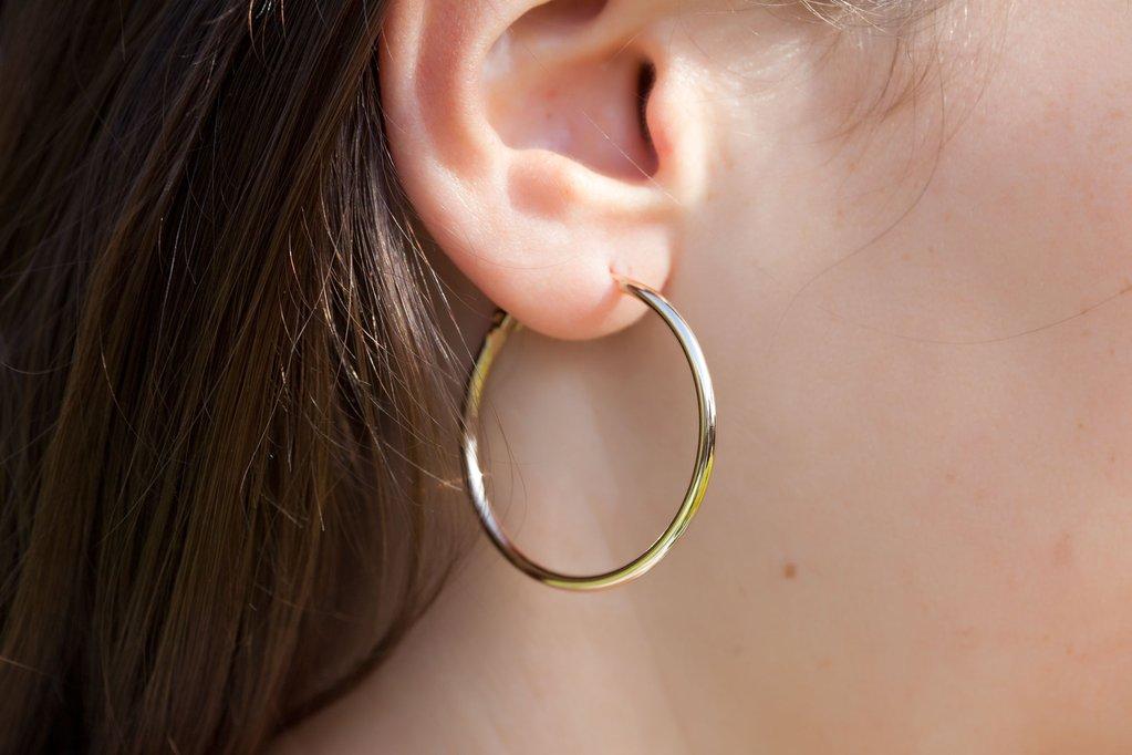 Ohrringe Creolen - 16Karat vergoldet | Shop Nory