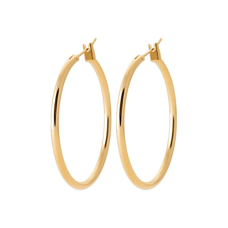 Ohrringe Creolen - 16Karat vergoldet | Shop Nory