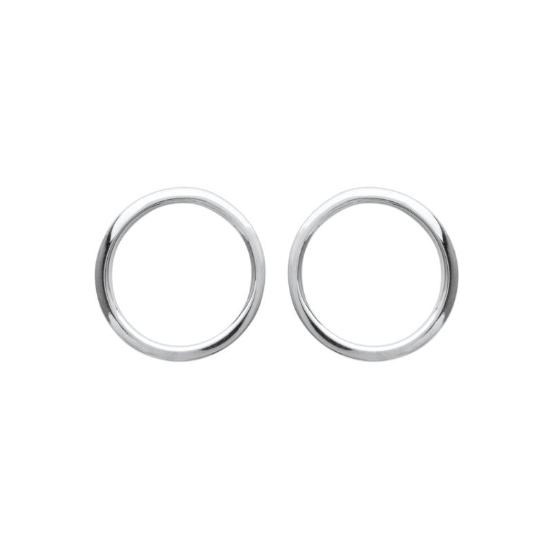 Ohrringe Ohrstecker Kreis Rund aus Silber | Shop Nory