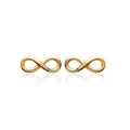 Ohrstecker Unendlichkeit Infinity kleine Ohrringe Vergoldet Liebe Symbol | Shop Nory