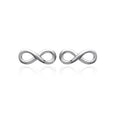 Ohrringe Ohrstecker Infinity Symbol Unendlichkeit Silber | Shop Nory