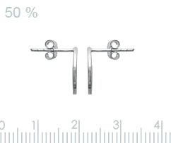 Ohrringe Ohrstecker Kreis Rund aus Silber | Shop Nory