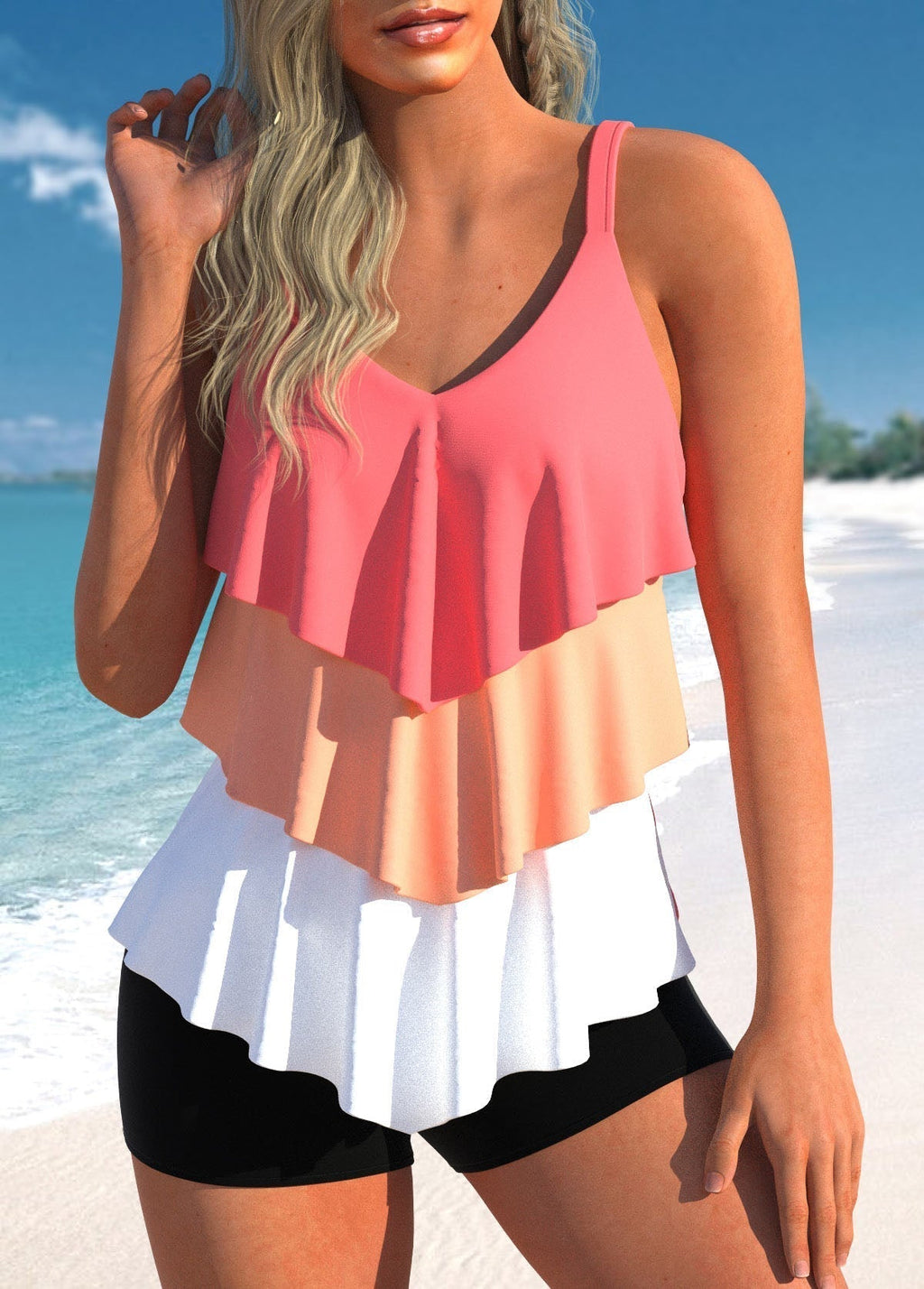 Stilvoll und Bequem mit Unserem Tankini Satz