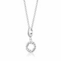 Silberner Kreis Sternhaufen Charm Halskette | Shop Nory