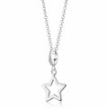 Silber Offene Stern Charm Halskette | Shop Nory
