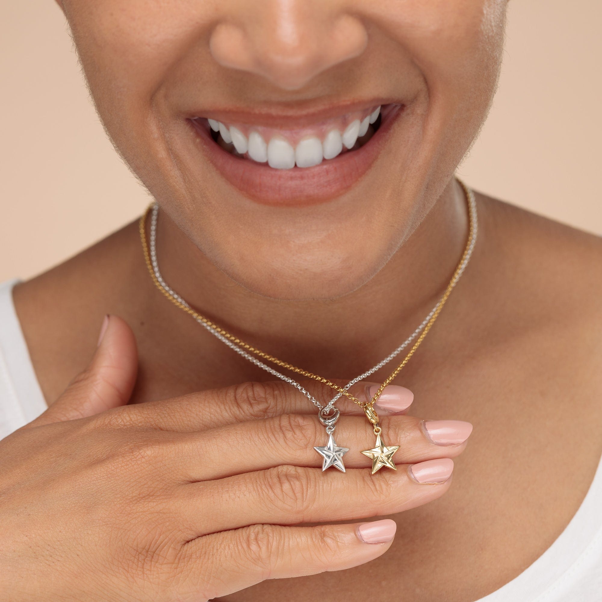 Gold Origami Stern Charm Halskette | Shop Nory