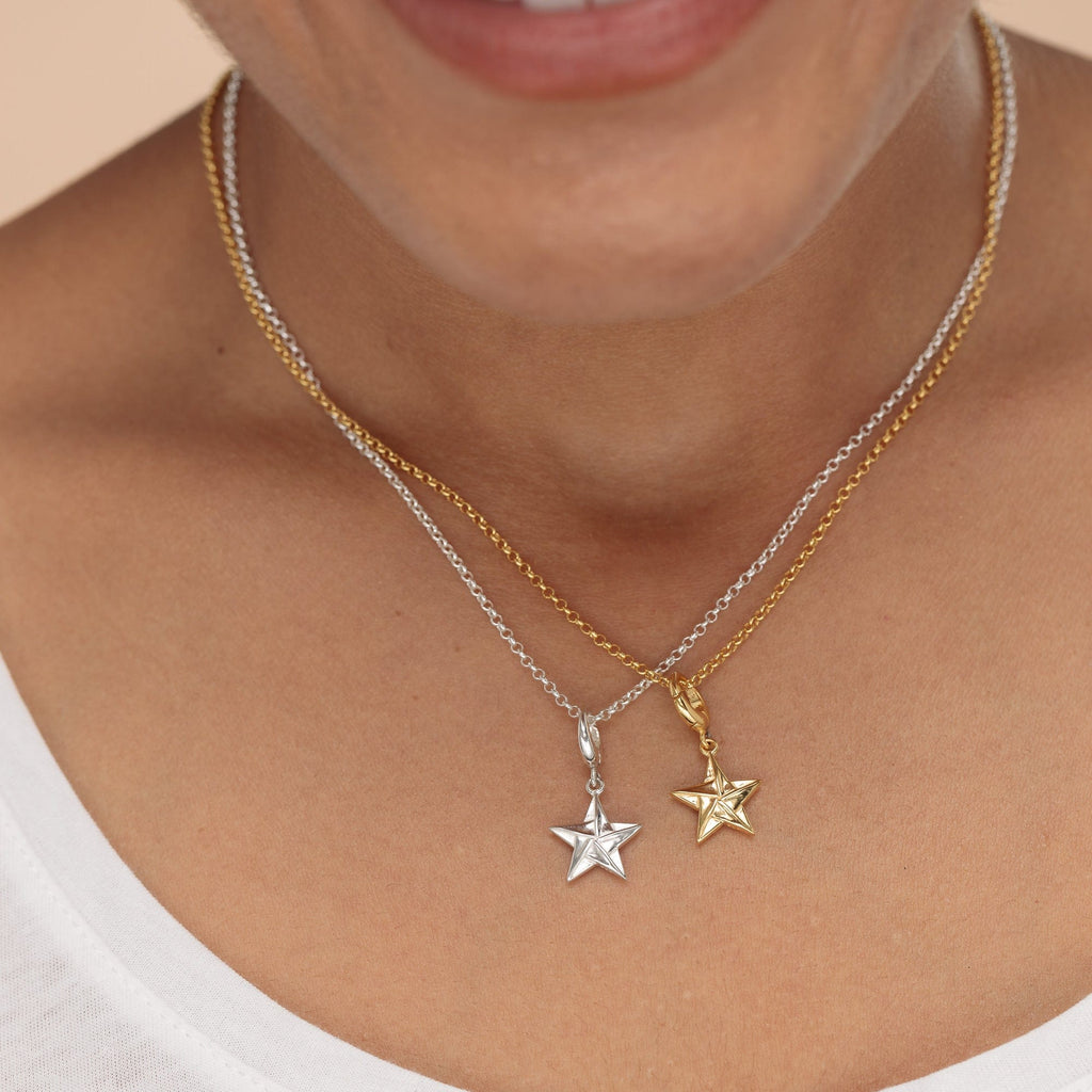 Gold Origami Stern Charm Halskette | Shop Nory