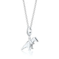 Silber Origami T-Rex Charm Halskette | Shop Nory