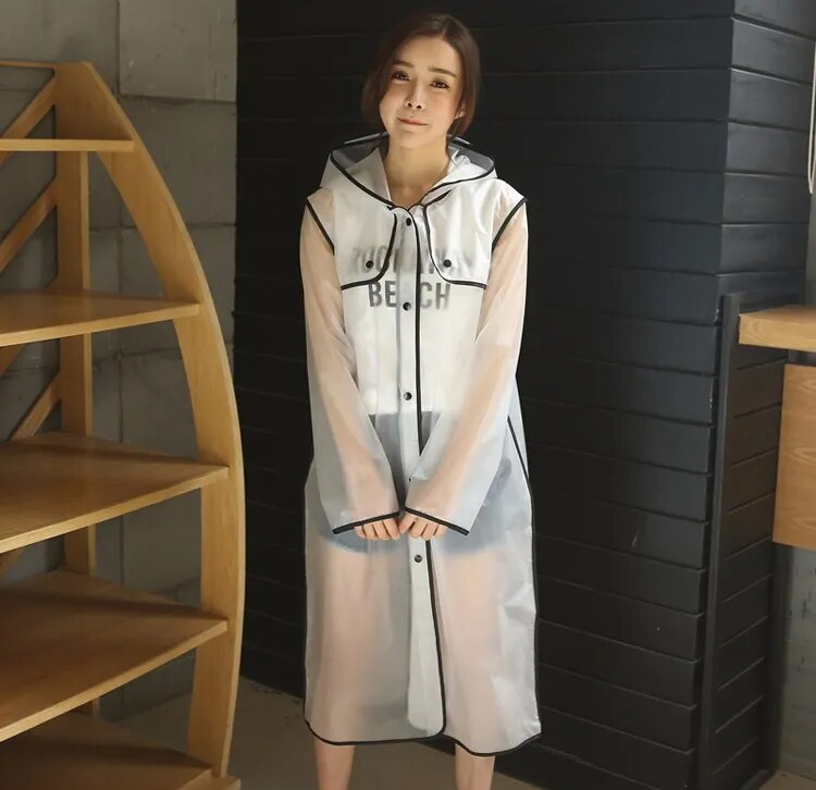 Transparente Regenjacke