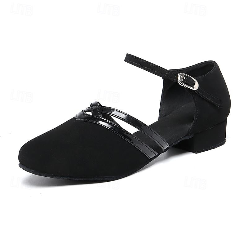 ShopNory | Moderne Tanzschuhe für Damen - Schwarz - Hochwertiges Wild