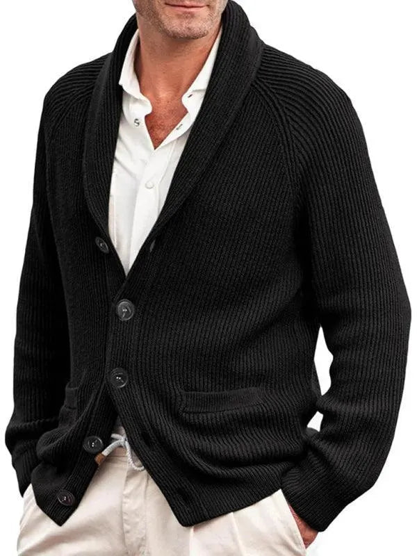 Strick Herren Strickjacke Pullover
