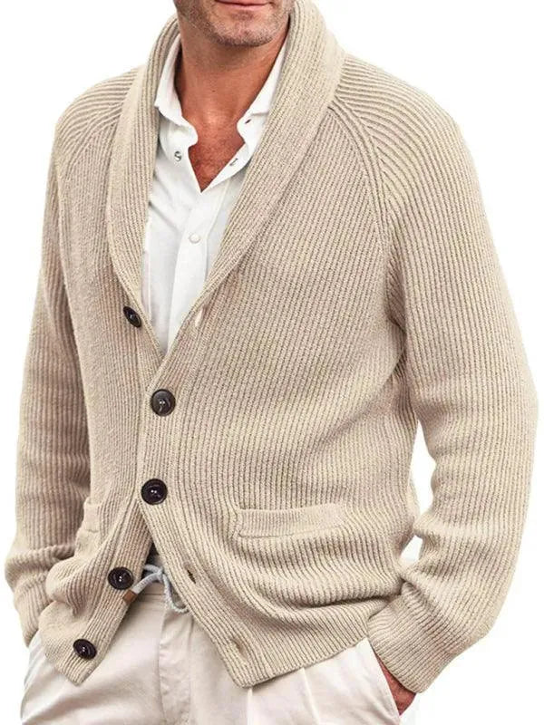 Strick Herren Strickjacke Pullover