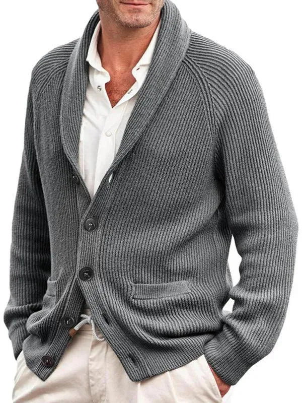 Strick Herren Strickjacke Pullover