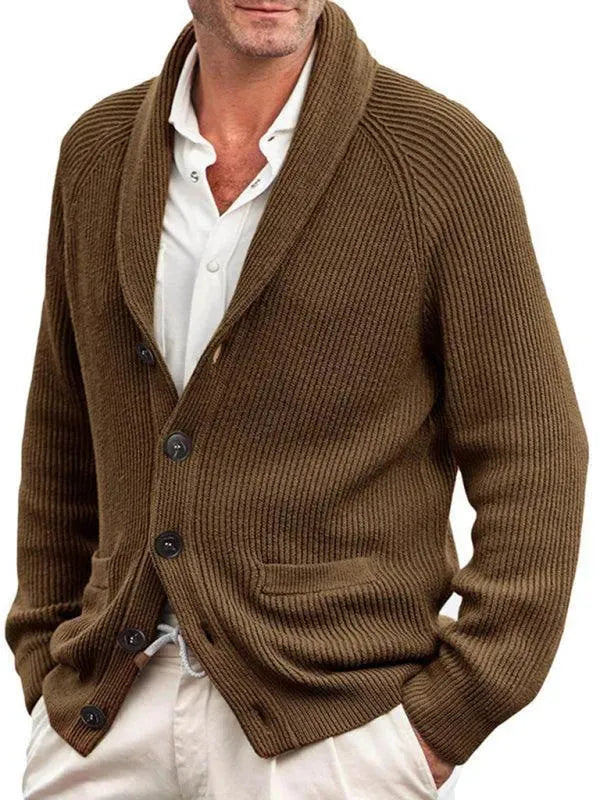 Strick Herren Strickjacke Pullover