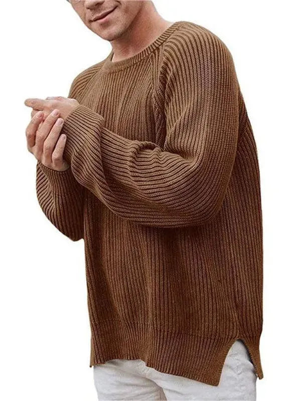 Lockere Herren Rundhals Pullover