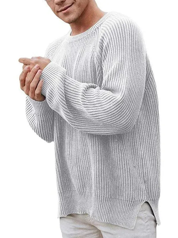 Lockere Herren Rundhals Pullover