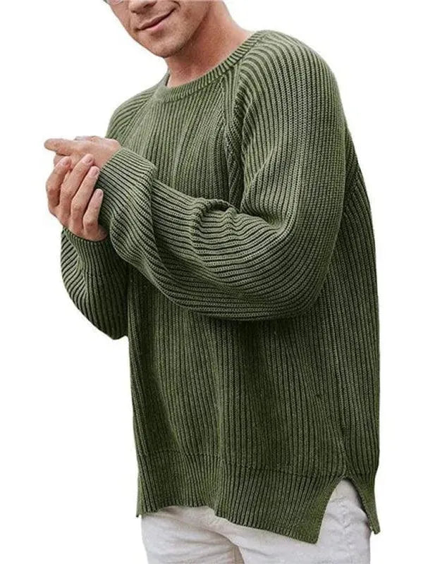 Lockere Herren Rundhals Pullover