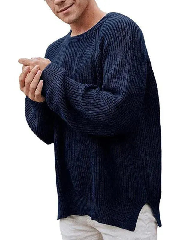 Lockere Herren Rundhals Pullover