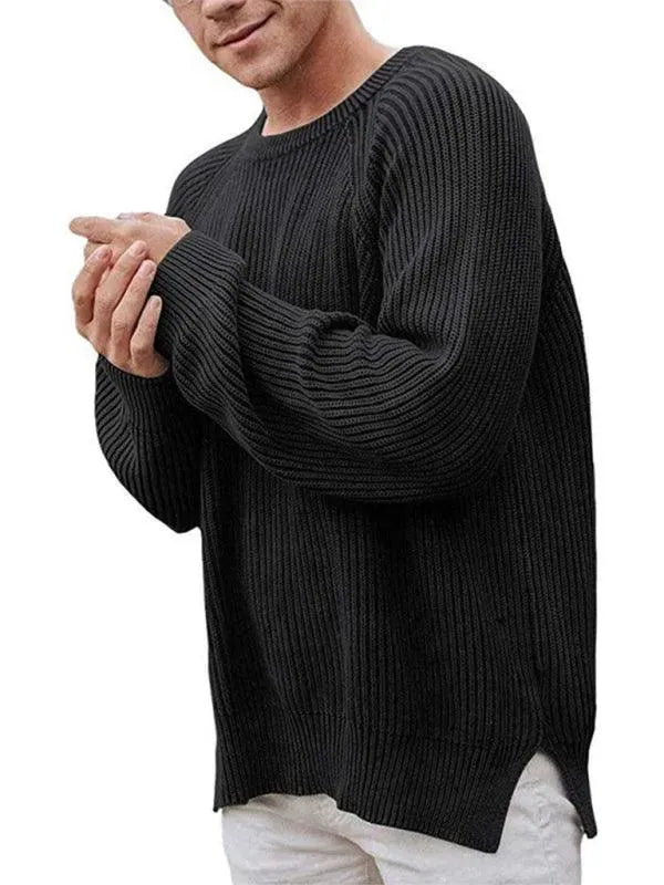 Lockere Herren Rundhals Pullover