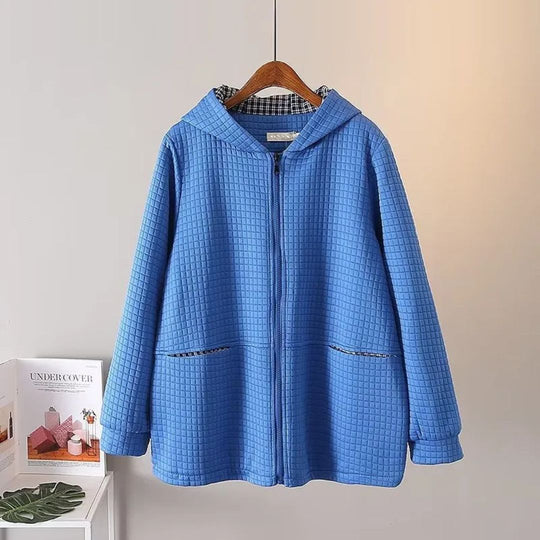 Shopnory | Oversized Baumwoll-Hoodiejacke - Lässig und Bequem