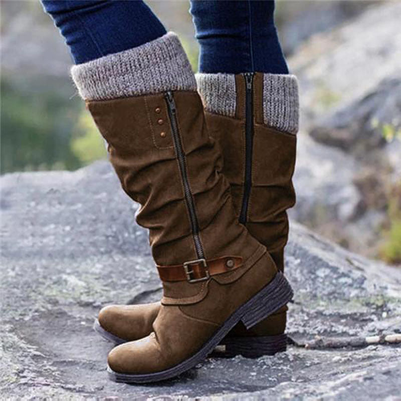 Orthopädische Stiefel Mit Flachem Absatz
