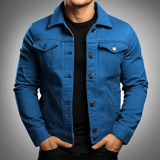 Denim Jack Herren Stilvolle Jeansjacke Lässige & Trendige Looks
